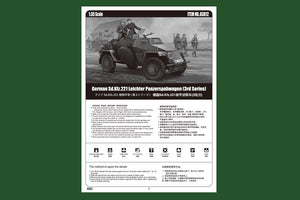 Hobby Boss 83812 German Sd.Kfz.221 Leichter Panzerspahwagen (3rd Series) – immagine 2