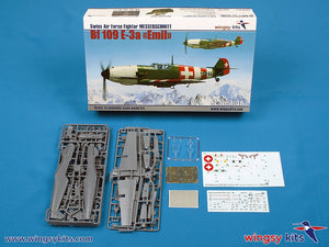 Wingsy Kits D5-12 Swiss Air Force Fighter MESSERSCHMITT Bf 109 E-3a 1/48 – zdjęcie 2