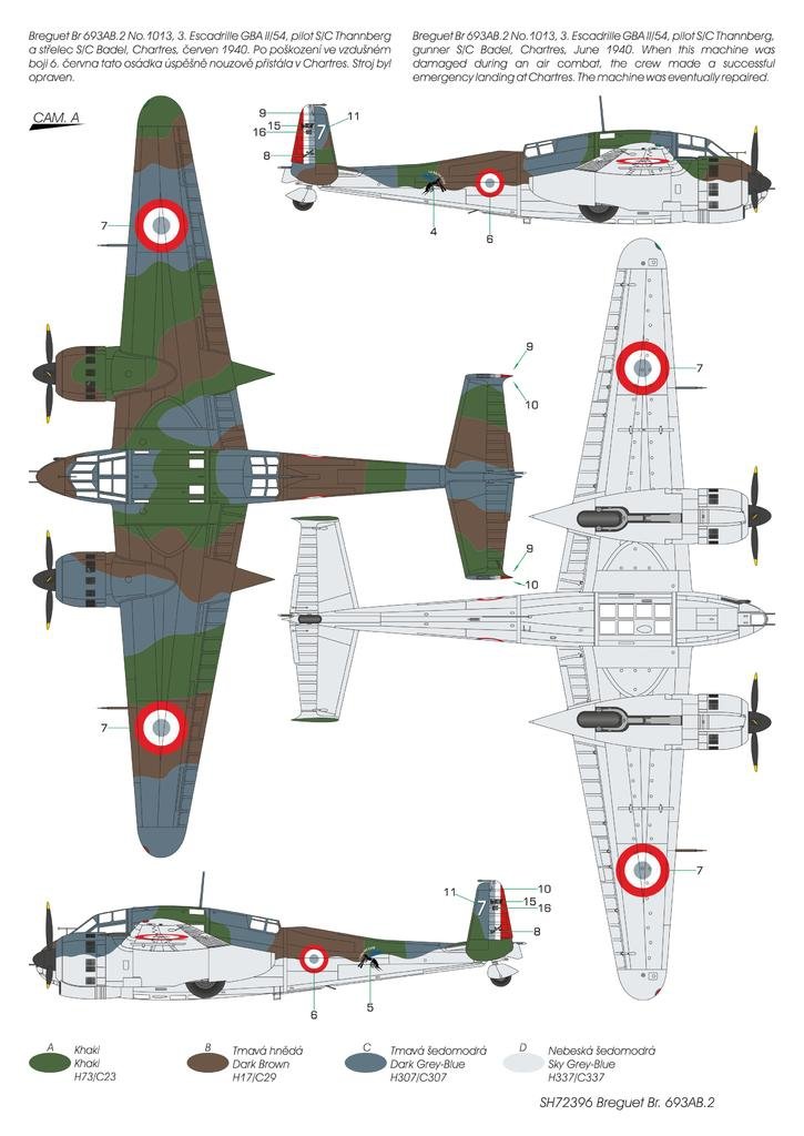 Special Hobby 72396 Breguet Br.693AB.2 &amp;#39;French Attack-Bomber&amp;#39; 1/72 – Bild 2