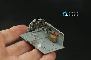 Quinta Studio QD32197 P-47D Thunderbolt Bubbletop Early 3D-Printed coloured Interior on decal paper (Hasegawa) 1/32 – Bild 9