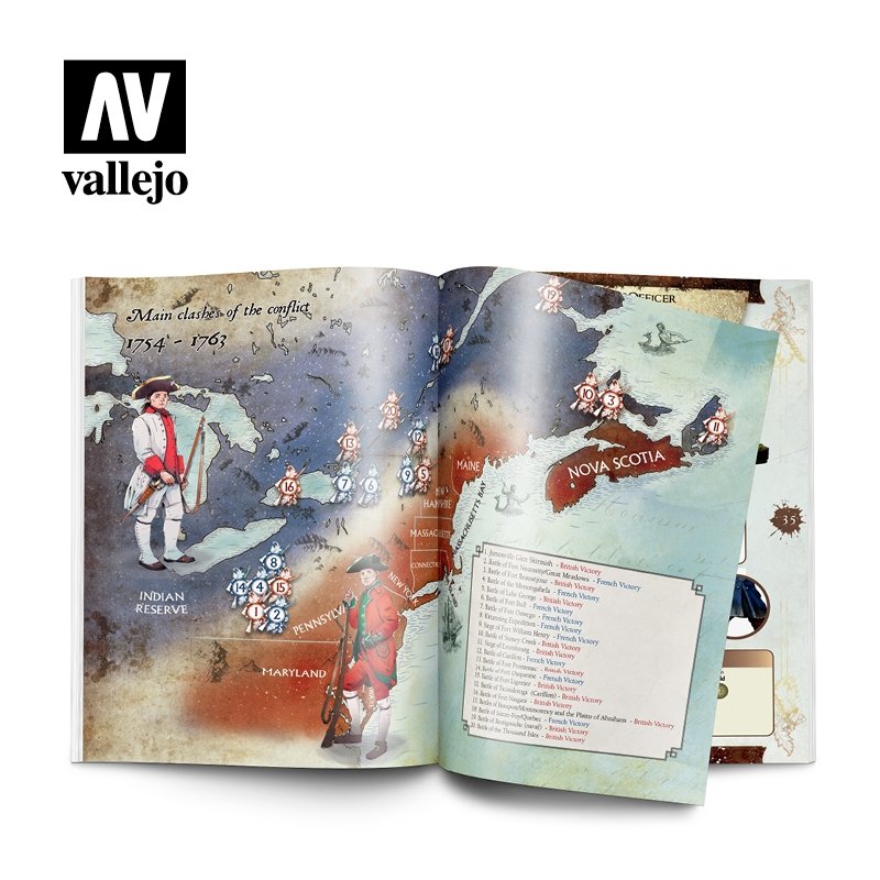 Vallejo 75044 Painting War: French and Indian War EN – immagine 4