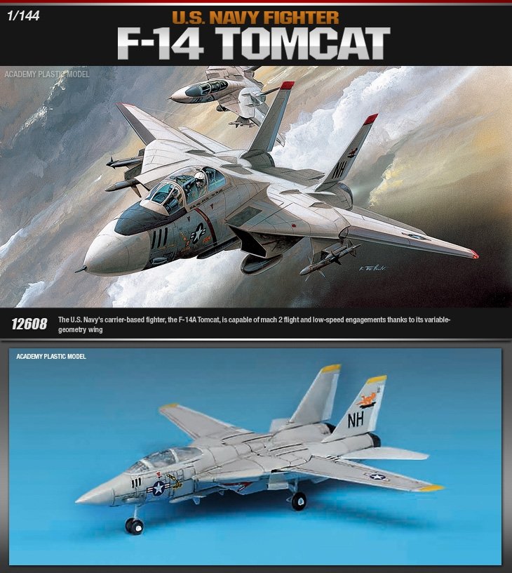 Academy 12608 F-14 Tomcat 1/144 – Bild 2