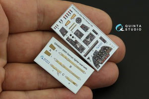 Intérieur imprimé en 3D et coloré sur papier décalcomanie Quinta Studio QD48328 Do 335A Pfeil (Tamiya) 1/48 – image 2