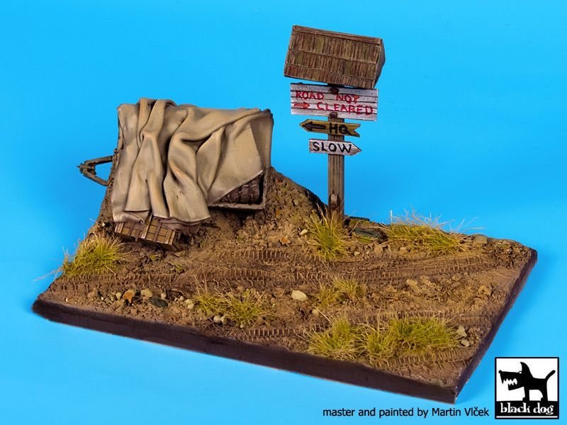 Black Dog D35063 Road with trailer base 1/35 – immagine 5