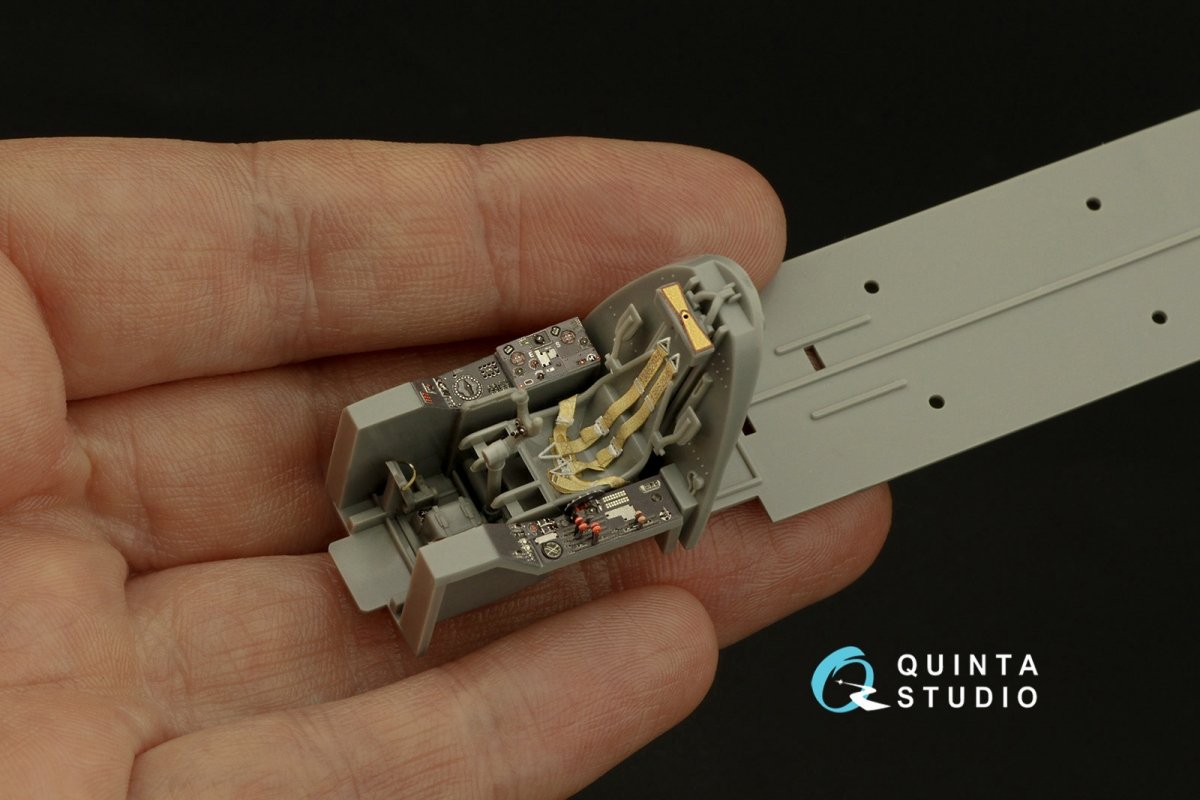 Intérieur imprimé en 3D et coloré sur papier décalcomanie Quinta Studio QD48328 Do 335A Pfeil (Tamiya) 1/48 – image 6