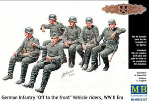 Master Box 35137 German Infantry Off to the front Vehicle riders WW II Era 1/35