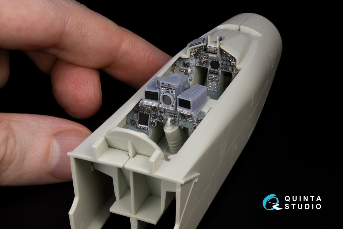 Quinta Studio QD+48204 Tornado ECR German 3D-Printed &amp;amp; coloured Interior on decal paper (Revell) (with 3D-printed resin parts) 1/48 – immagine 14