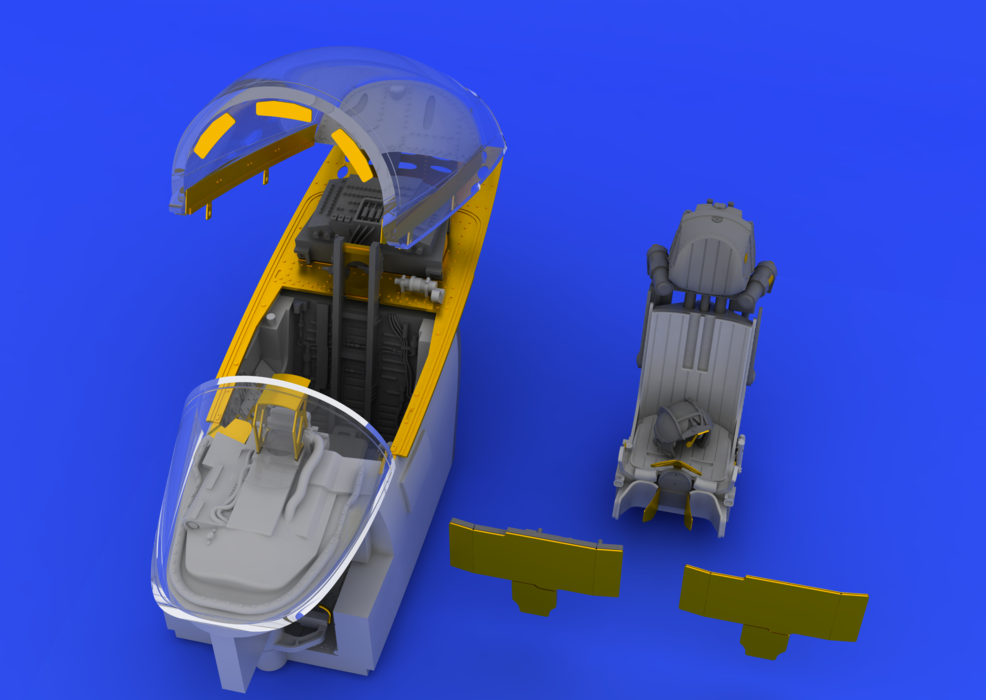 Eduard 648091 MiG-29 cockpit 1/48 (Academy) – zdjęcie 3