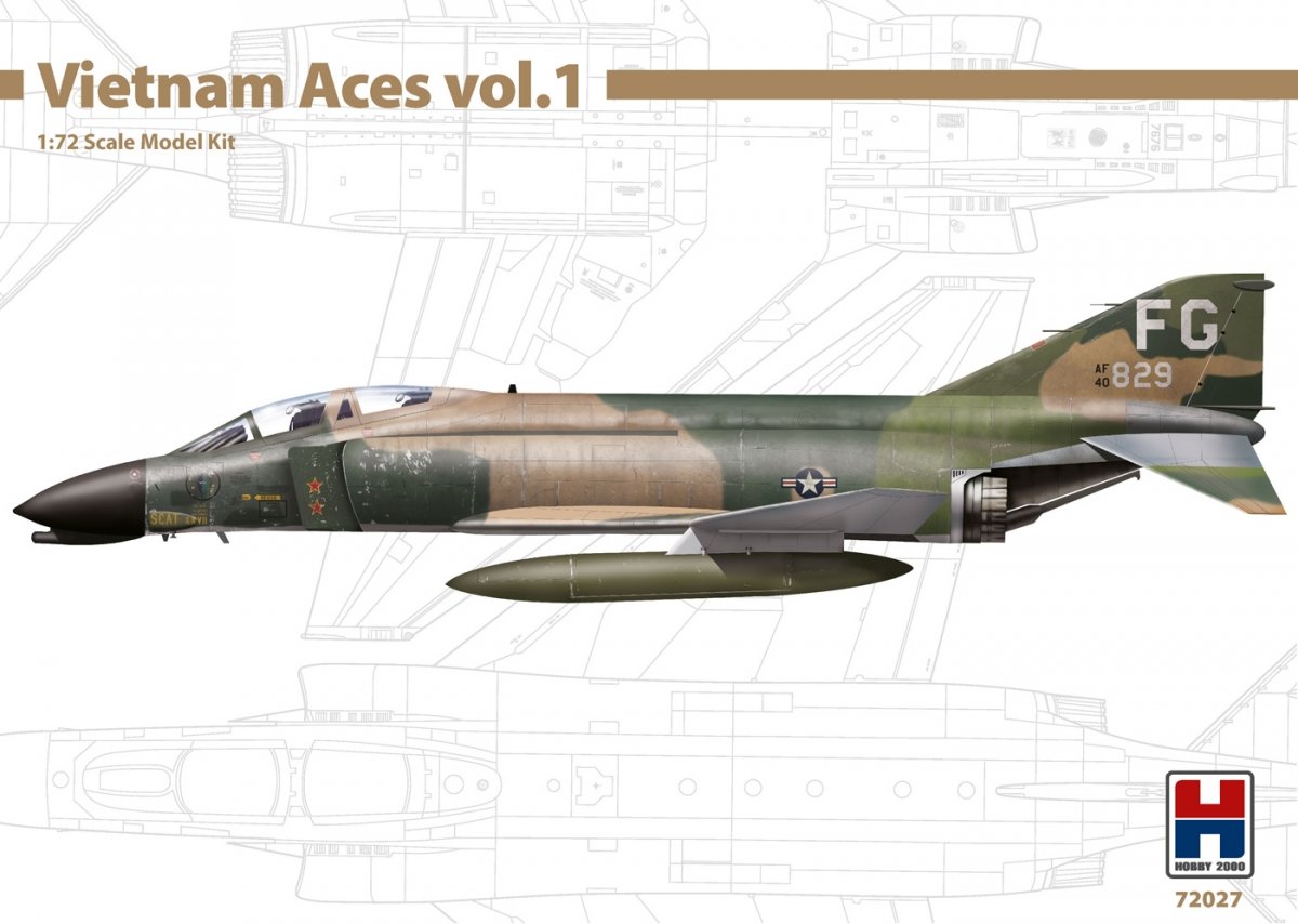 Hobby 2000 72027 F-4C Phantom II - As du Vietnam 1/72