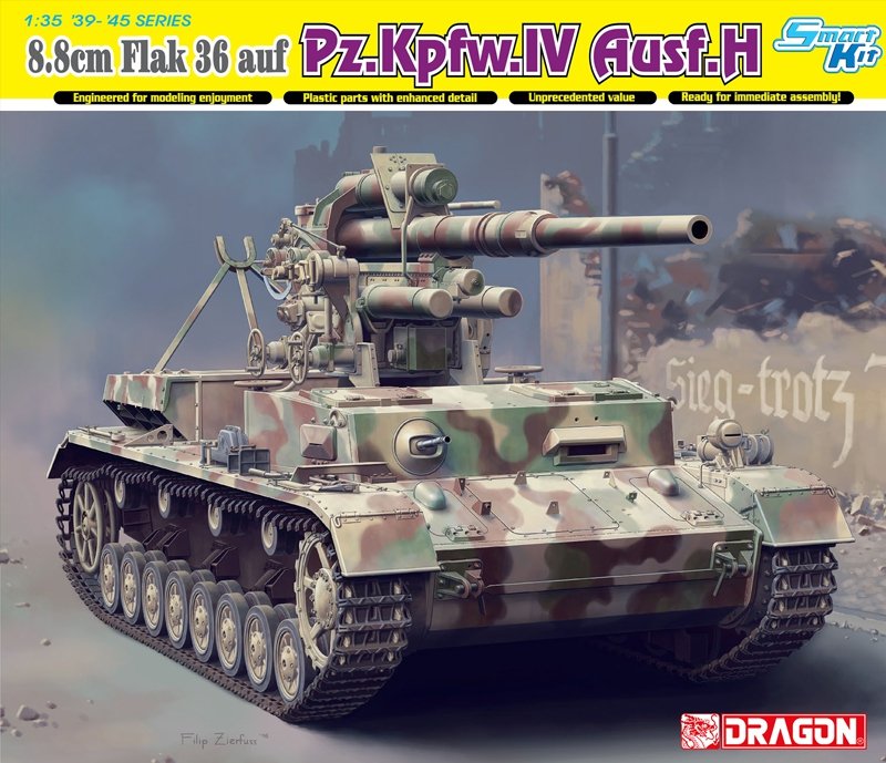 Dragon 6829 88mm FlaK 36 auf Pz.Kpfw.IV Ausf.H