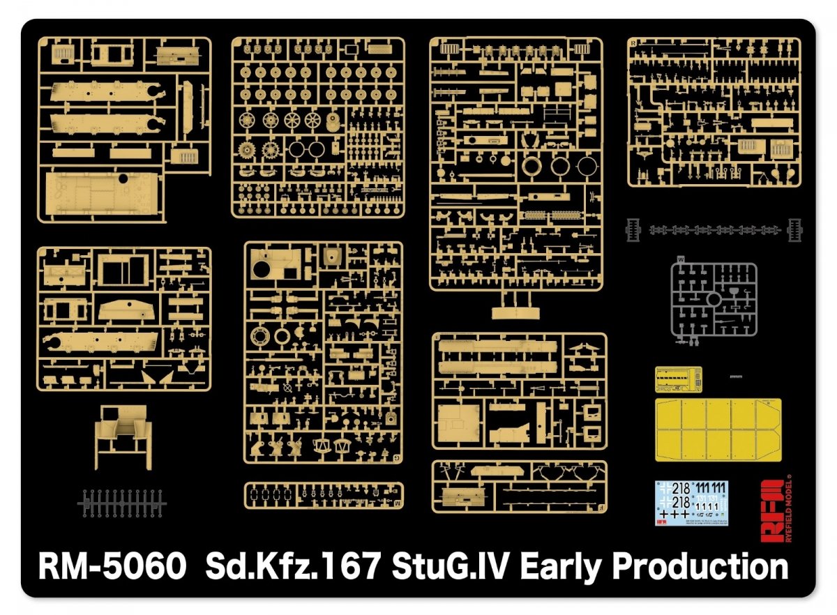 Rye Field Model 5060 Sd.Kfz.167 StuG.IV Early Production w/workable track links 1/35 – zdjęcie 3