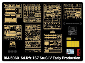 Rye Field Model 5060 Sd.Kfz.167 StuG.IV Early Production w/workable track links 1/35 – zdjęcie 3