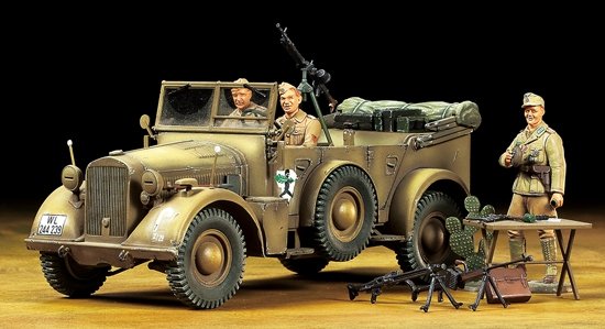 Tamiya 37015 Horch Kfz.15 German Army Afrika 1/35 – immagine 2
