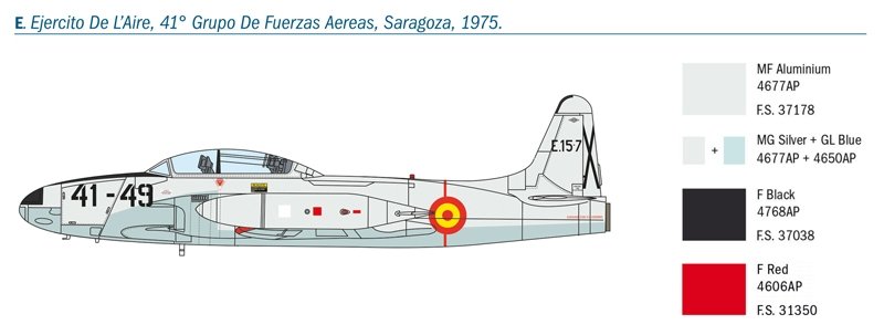 Italeri 1444 T-33A SHOOTING STAR 1/72  – image 13