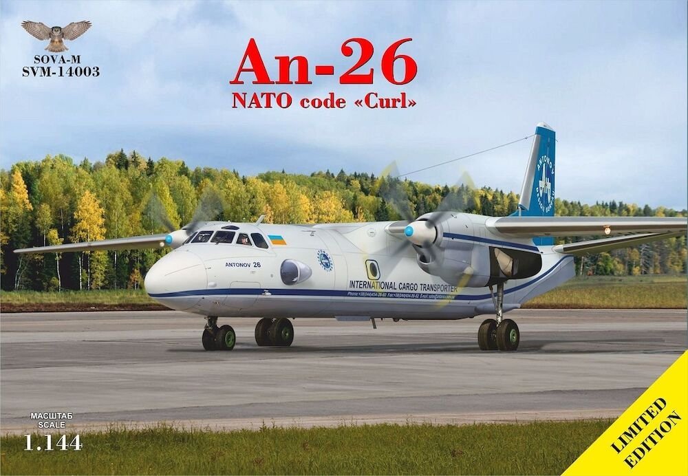 Sova 14003 An-26 Code OTAN Curl - Édition limitée 1/144