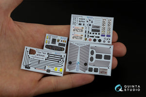 Quinta Studio QD24003 Porsche 959 3D-Printed &amp;amp; coloured Interior on decal paper (Tamiya) 1/24 – Bild 4