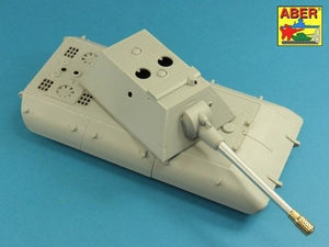 Aber 35L-261 150mm barrel with brake for German E-100 tank with Krupp turret 1/35 – image 5