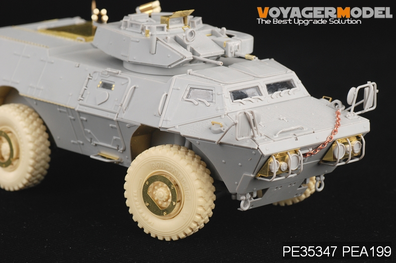 Voyager Model PEA199 Modern US Army M1117 Road Wheels (For TRUMPETER) 1/35 – immagine 3
