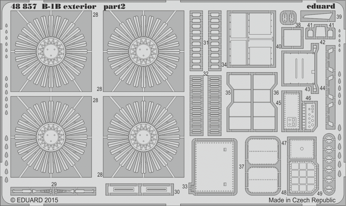 Eduard 48857 B-1B exterior 1/48 REVELL – image 2