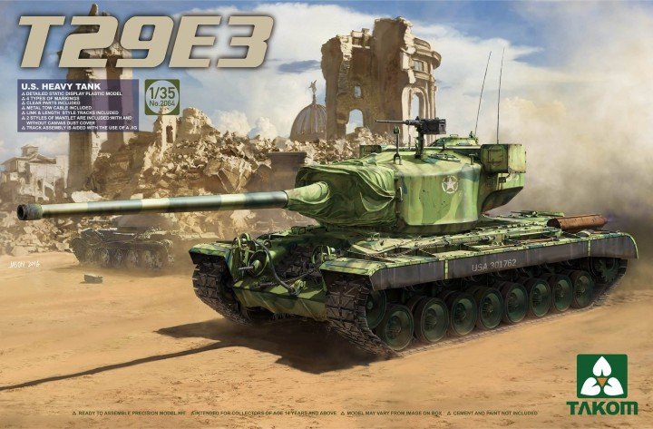 Takom 2064 T29E3 US Heavy Tank 1/35