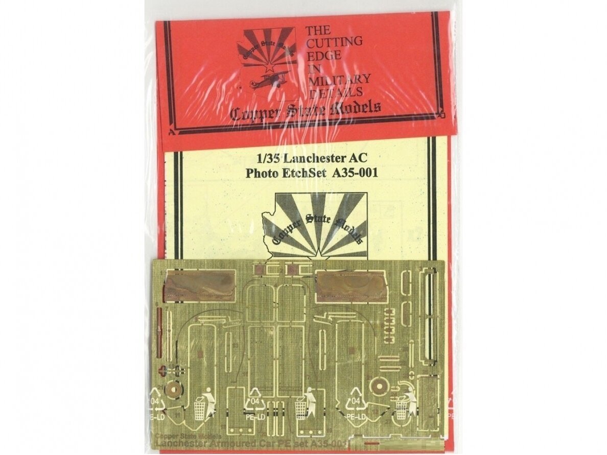 Copper State Models A35-001 Lanchester Photoetch Set 1/35 – zdjęcie 2