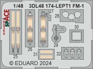 Eduard 3DL48174 FM-1 SPACE TAMIYA 1/48 – Bild 4
