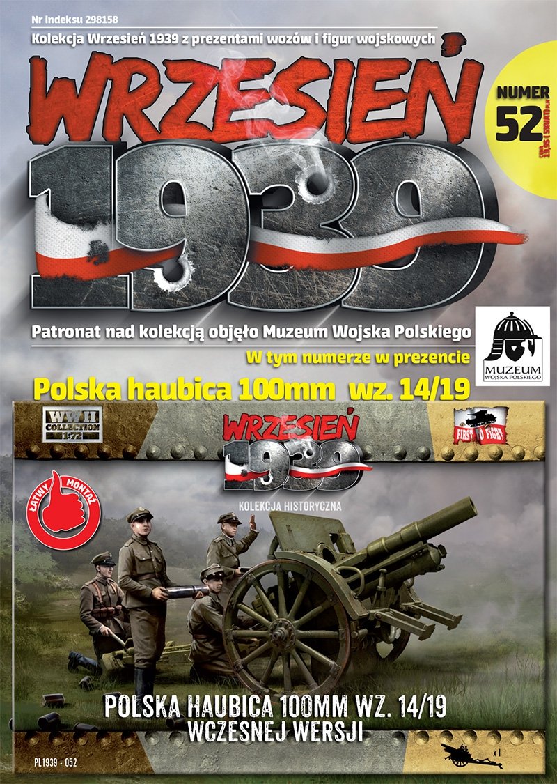 First to Fight PL052 Polska haubica 100mm wz. 14/19 wczesnej wersji 1/72