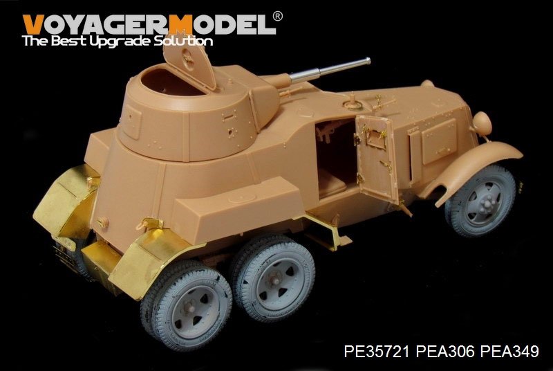 Voyager Model PE35721 WWII Soviet BA-10 Armored Vehicle Basic (For HobbyBoss 83840)1/35 – immagine 2