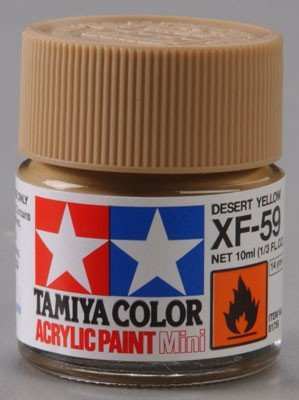 Tamiya XF59 Desert Yellow (81759) Acrylic paint 10ml – Bild 2