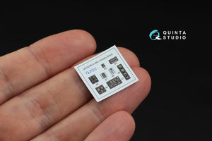 Quinta Studio QD+32250 A-26C Invader 3D-Printed &amp;amp; coloured Interior on decal paper (Hobby Boss) (with 3D-printed resin parts) 1/32 – immagine 6