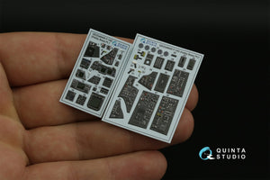 Quinta Studio QDS-48405 F-14D 3D-Printed &amp;amp; coloured Interior on decal paper (Hobby Boss) (Small version) 1/48 – imagen 5