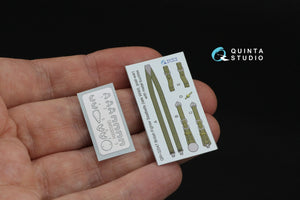 Quinta Studio QR+32047 British Fighter Seatbelts (late WWII, post-war) (with metal buckles) (All kits) 1/32 – image 2