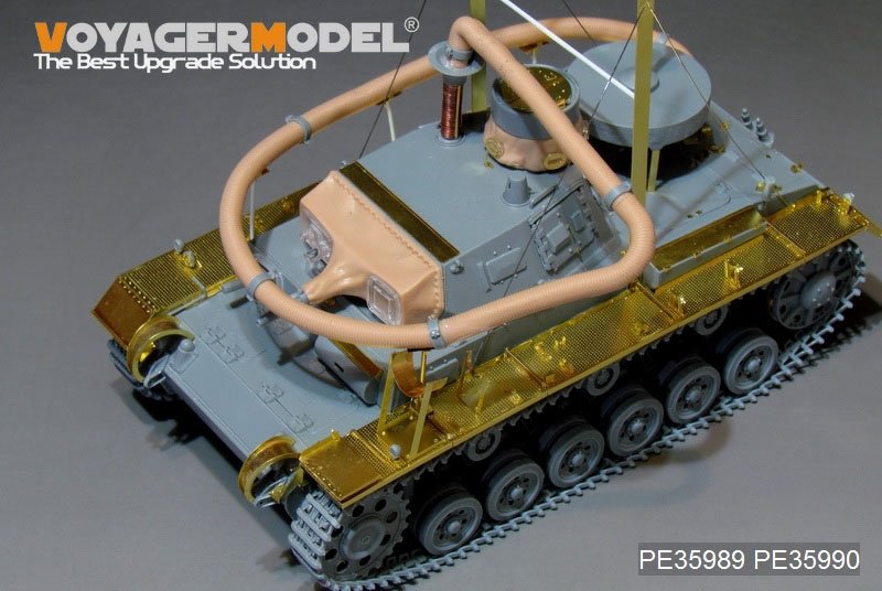 Voyager Model PE35989 WWII German Pz.KPfw.III (T)Ausf.F &amp;quot;Operation Seelowe&amp;quot; Basic For DRAGON 6877/6717 1/35 – imagen 9