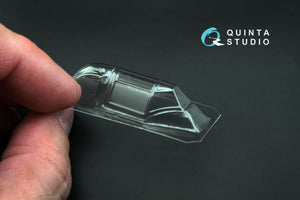 Quinta Studio QC48005-S La-5 vacuformed clear canopy 1 pcs (for Zvezda kit) 1/48 – immagine 3