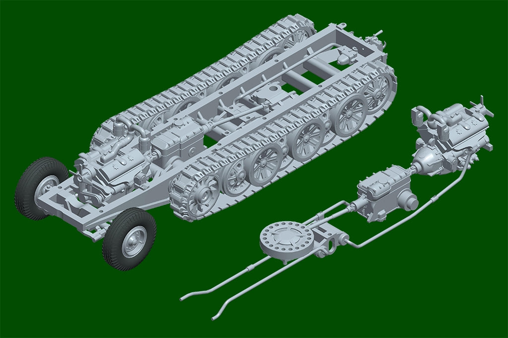 Trumpeter 07404 Sd.Kfz.8 Gepanzerter Zugkraftwagen 12t 1/72 – immagine 15