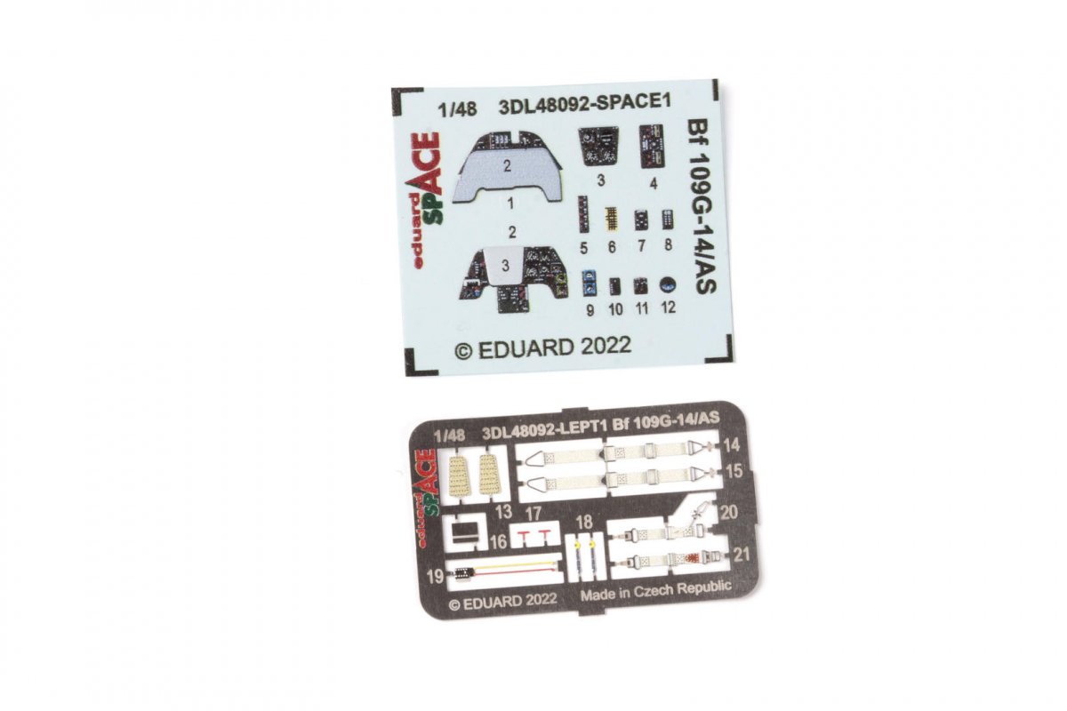 Eduard 3DL48092 Bf 109G-14/ AS SPACE EDUARD 1/48 – image 2