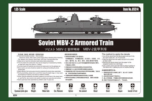 Hobby Boss 85514 Soviet MBV-2 Armored Train 1/35 – zdjęcie 4