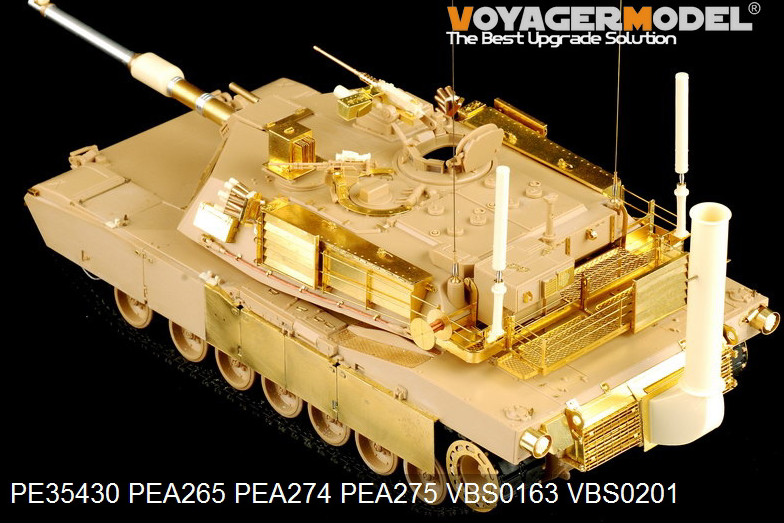 Voyager Model PEA275 Modren US Army M1A1&amp;amp;M1A2 side skirts (For TAMIYA 35269) 1/35 – Bild 2