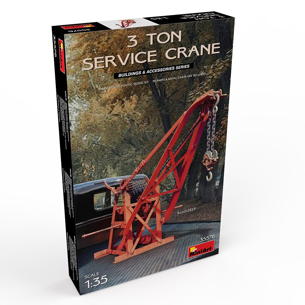 MiniArt 35576 3 TON SERVICE CRANE 1/35 – zdjęcie 2