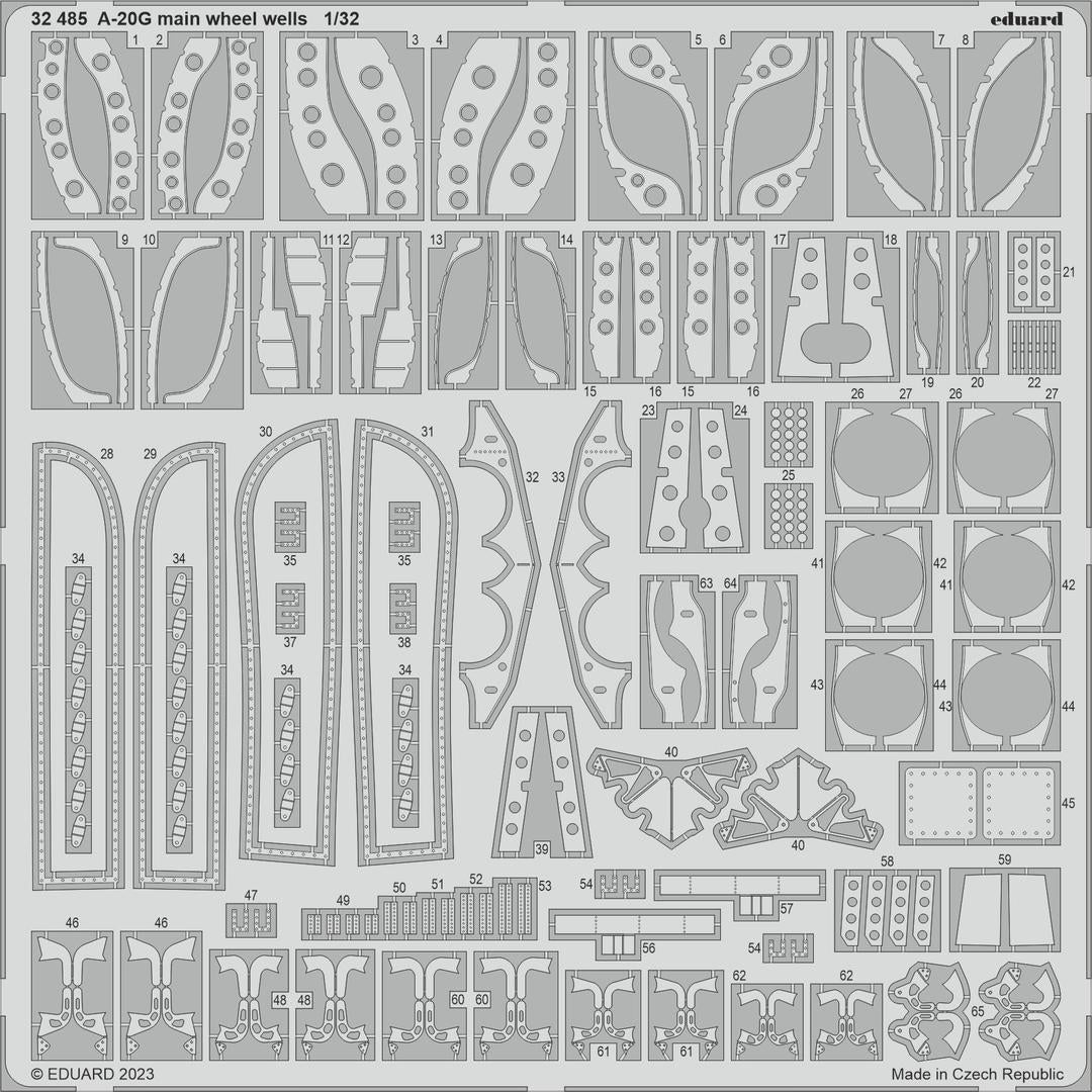 Eduard BIG33156 A-20G HONG KONG MODELS 1/32 – imagen 3