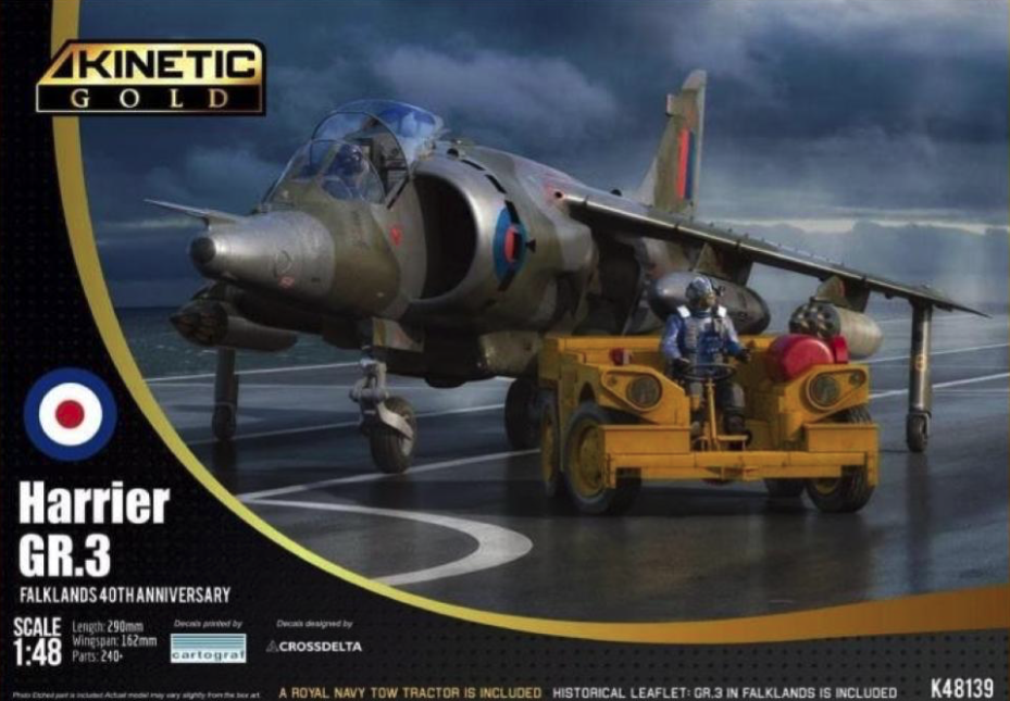 Kinetic K48139 Harrier GR.3 Malouines 40e anniversaire 1/48