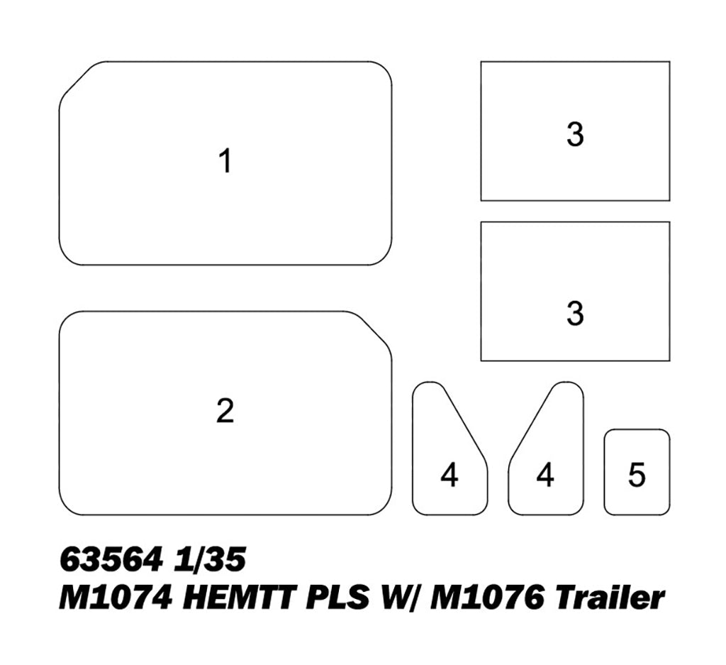 I Love Kit 63564 M1074 HEMTT PLS W/ M1076 Trailer 1/35