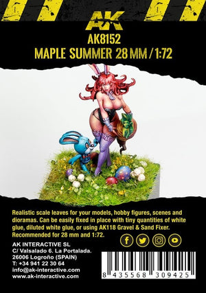 AK Interactive AK8152 MAPLE SUMMER LEAVES 28MM 1/72 – zdjęcie 3