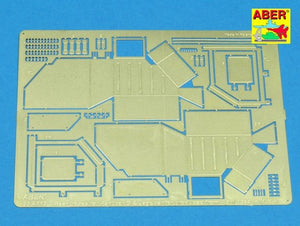 Aber 35A117 Rear boxes for Panther G &amp;amp;Jagdpanter produced from April 1944 in M.N.H. 1/35