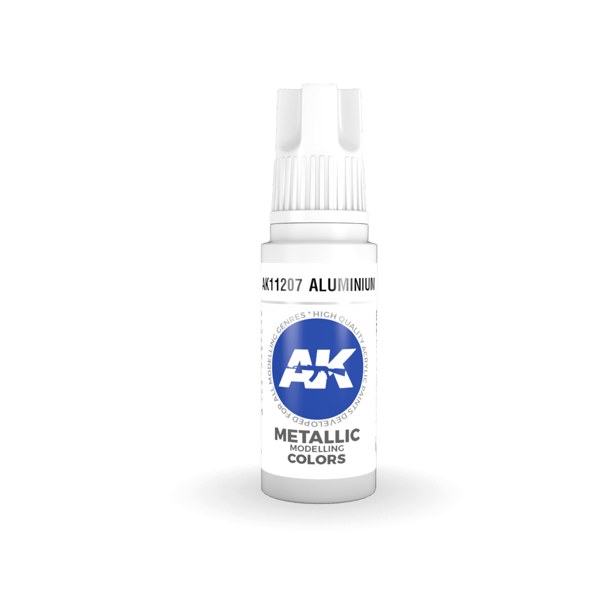 AK Interactive AK11207 ALUMINIUM – METALLIC 17ml – immagine 2