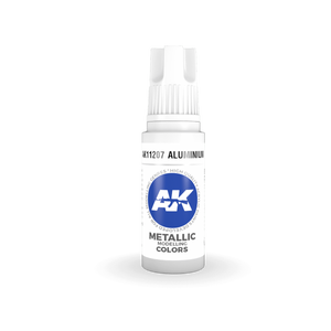 AK Interactive AK11207 ALUMINIUM – METALLIC 17ml – immagine 2