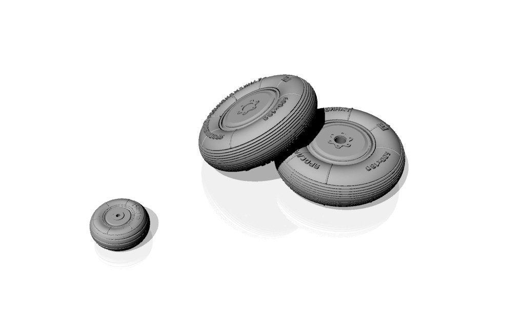 Armory Models AW72003 Yakovlev Yak-1 wheels 1/72