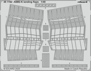 Eduard 481162 A6M2-K landing flaps EDUARD 1/48