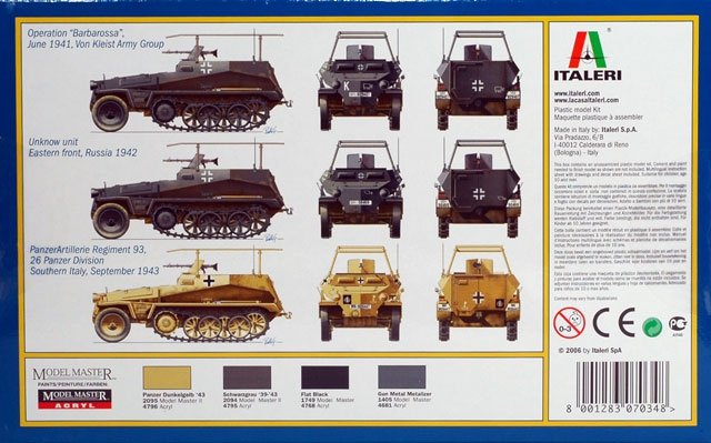 Italeri 7034 Sd. Kfz. 250/3 1/72 – image 3