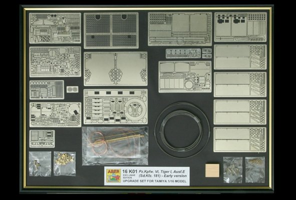 Aber 16K01 Pz.kpfw. VI, Tiger I, Ausf.E (Sd.Kfz.181) - Early version 1/16